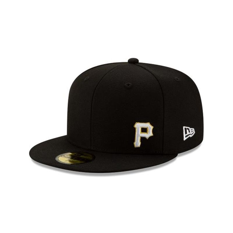 MLB Pittsburgh Pirates Flawless 59Fifty Fitted (SFZ9176) - Black New Era Caps